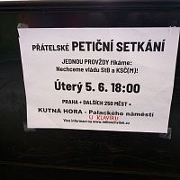 Přátelské petiční setkání – 5. 6. 2018