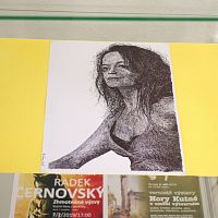 Radek Černovský: Kresba propiskou / portréty (a jiné) – Spolkový dům – 3. 3. 2022